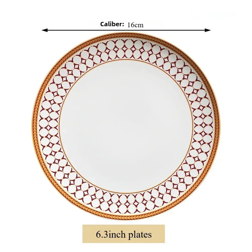 Bone China Steakteller Restaurant - Keramik Western Cuisine Teller