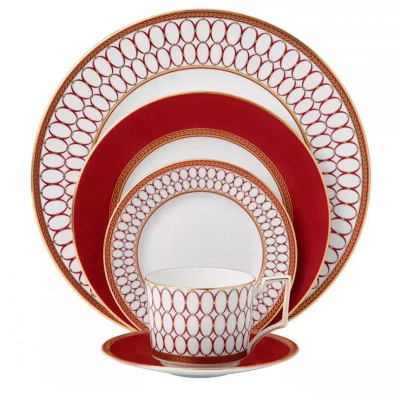 Bone China Steakteller Restaurant - Keramik Western Cuisine Teller