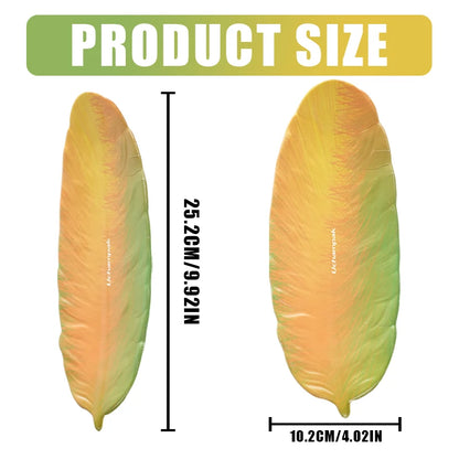 Bananenblatt Pappteller - Tropisches Design Einwegteller Wasserfest