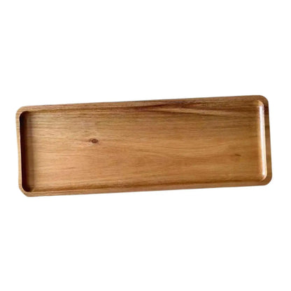 Holzteller Serviertablett - Frühstückstablett Dessertplatte Wohnzimmer