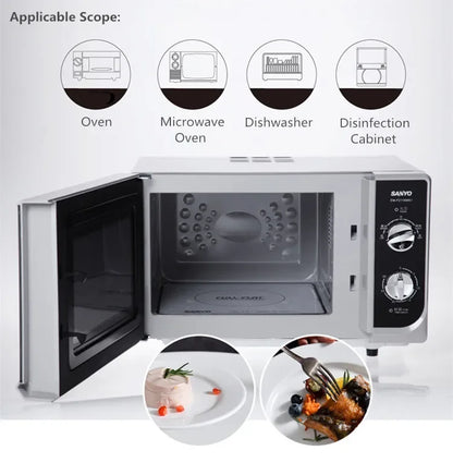 Weißer Porzellanteller Rund - Hotel Restaurant Dinner Dessert Teller