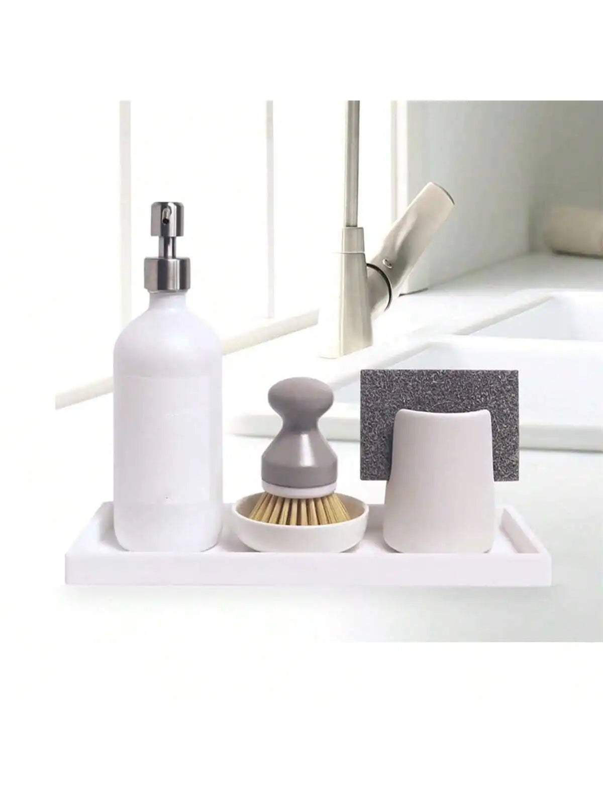 Silikon Aufbewahrungstablett Bad - Schmuck Organizer Schminktisch Deko