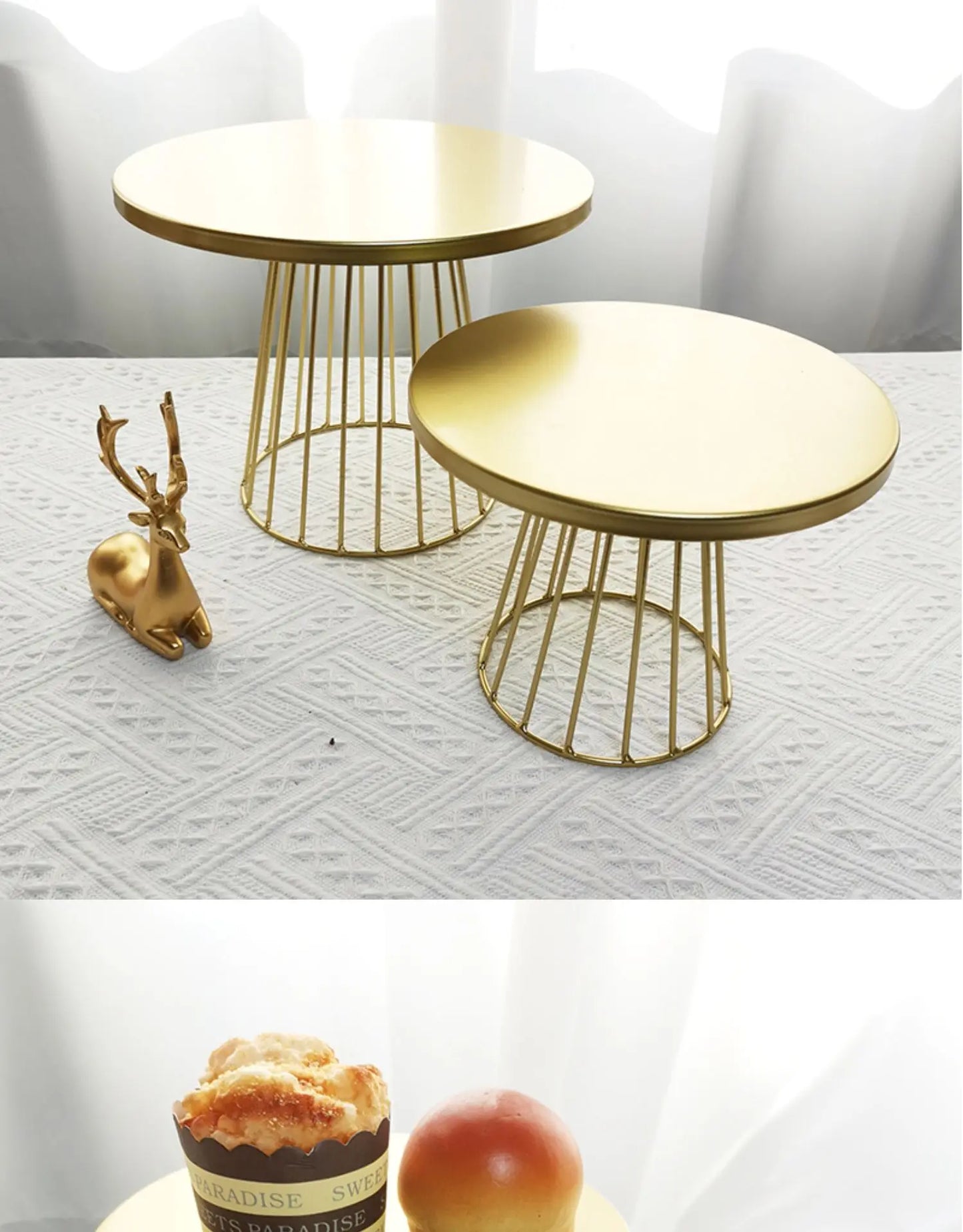 Metall Kuchenständer 20/25cm - Dessert Rack Cupcake Display für Hochzeit Party