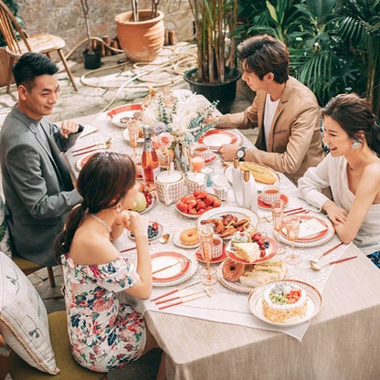 Bone China Steakteller Restaurant - Keramik Western Cuisine Teller