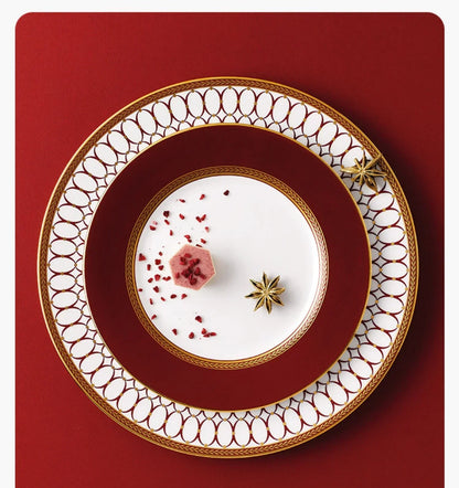 Bone China Steakteller Restaurant - Keramik Western Cuisine Teller