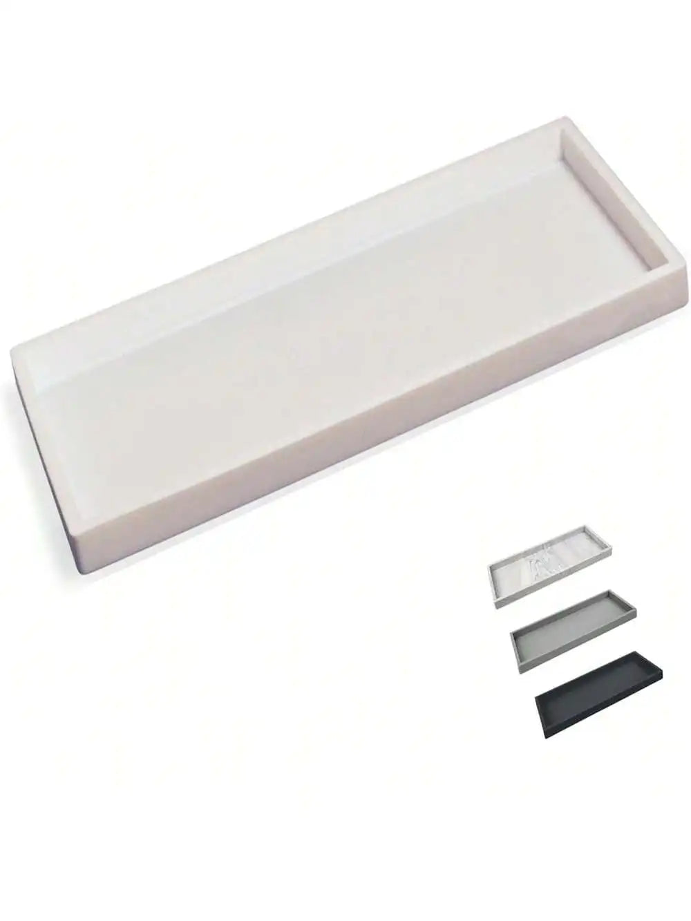 Silikon Aufbewahrungstablett Bad - Schmuck Organizer Schminktisch Deko