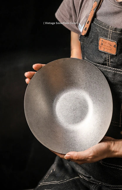 Edelstahl Teller 304 - Vintage Dessert Sushi Restaurant Dinner Geschirr