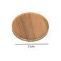 Japanisches Holztablett Rund - Teetablett Snack Dessert Obstschale