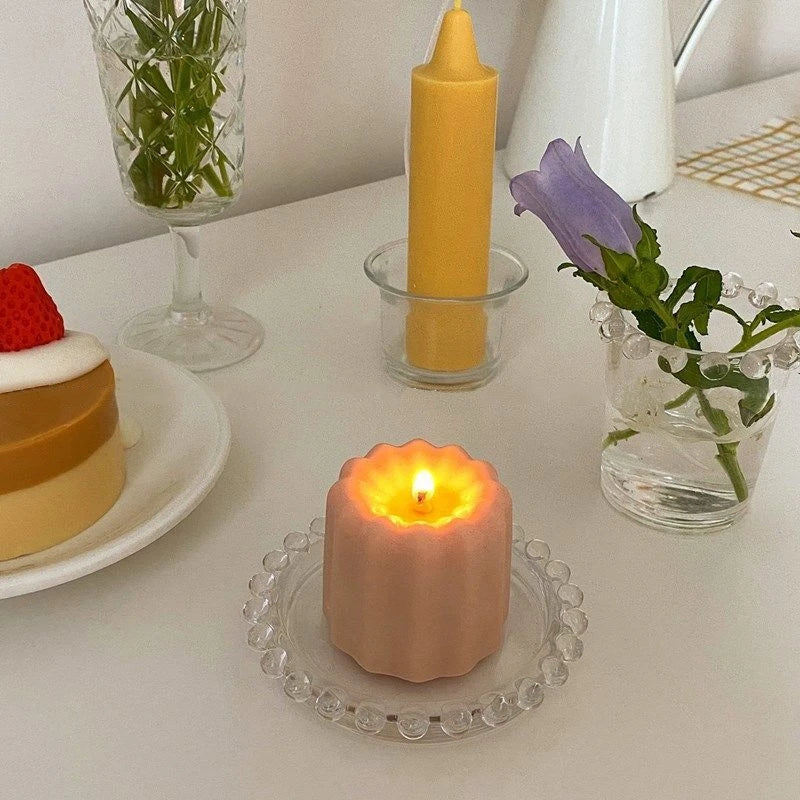 Rundes Metall Tablett - Obst Kuchen Dessert Schmuckschale Aufbewahrung