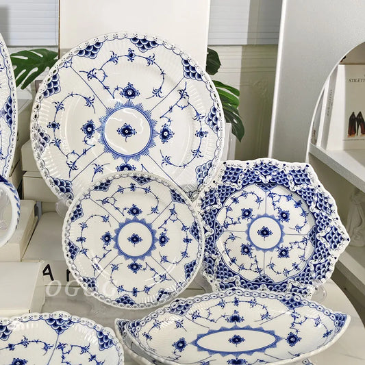 Luxus Keramik Geschirr Set - Nudeln Schüsseln Tassen Obstschalen Haushalt