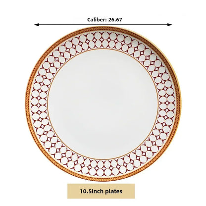 Bone China Steakteller Restaurant - Keramik Western Cuisine Teller