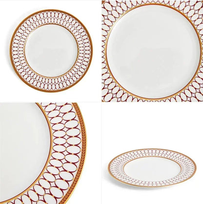 Bone China Steakteller Restaurant - Keramik Western Cuisine Teller